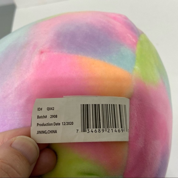 Squishmallow Iris Rainbow Butterfly 8" Soft Huggable Plush Toy - Picture 7 of 7